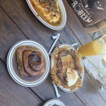 Pine State Biscuits - Reno - Hash browns and shrimp and grits - Breakfast & Brunch Near Me - Reno, Nevada