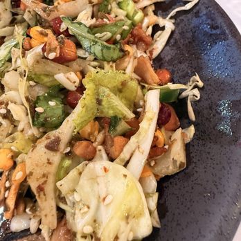 Aung MayLiKa - Tea Leaf Salad* with chicken - Burmese Near Me - Benicia, California