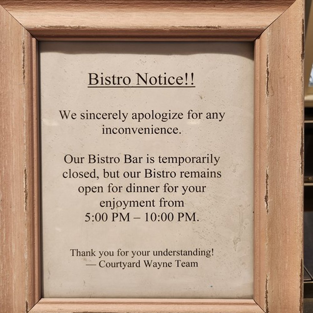 Courtyard by Marriott Wayne Fairfield - Bar closed until further notice - Hotels Near Me - Wayne, New Jersey