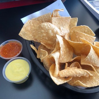 Mariscos Valencia Mexican Restaurant - Complimentary chips and salsa (delicious and fresh!) - Mexican Near Me - Tustin, California