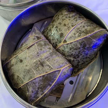 Ocean Palace - Sticky Sticky Rice with Meat in Lotus Leaf - Dim Sum Near Me - Houston, Texas Ocean Palace - Sticky Sticky Rice with Meat in Lotus Leaf - Dim Sum Near Me - Houston, Texas