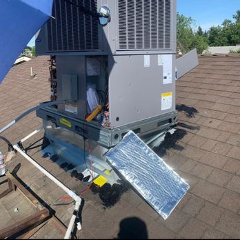 Total Cooling Services - Roof top package unit install in progress . - Heating & Air Conditioning/HVAC Near Me Total Cooling Services - Roof top package unit install in progress . - Heating & Air Conditioning/HVAC Near Me