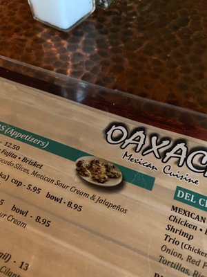 Menu photo 3 Oaxaca Mexican Cuisine Weatherford, TX Menu photo 3 Oaxaca Mexican Cuisine Weatherford, TX