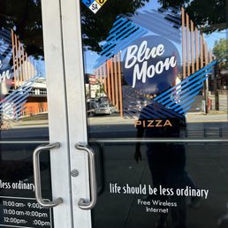 the front door of a restaurant