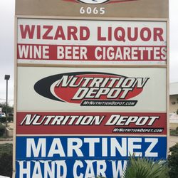 Nutrition Depot - Pasadena - Street Sign