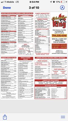 Menu photo 8 Chicken King Nations Ford Charlotte, NC Menu photo 8 Chicken King Nations Ford Charlotte, NC
