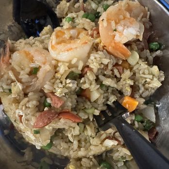 Cajun Crack'n - Cajun fried rice. More pepper than Cajun flavor. NOT RECOMMENDED. - Seafood Near Me - Milpitas, California
