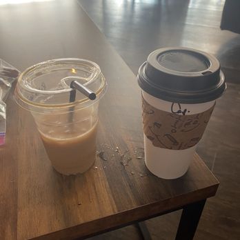 The King's Café - Left, Caramel Apple latte, Right, Cappuccino - Cafes Near Me - Glasgow, Kentucky The King's Café - Left, Caramel Apple latte, Right, Cappuccino - Cafes Near Me - Glasgow, Kentucky