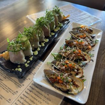 Oao Sushi Go - Baked mussels, sushi roll. - Sushi Bars Near Me - Kahului, Hawaii Oao Sushi Go - Baked mussels, sushi roll. - Sushi Bars Near Me - Kahului, Hawaii