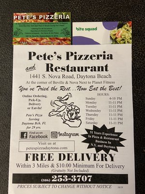 Pete's Pizza by null