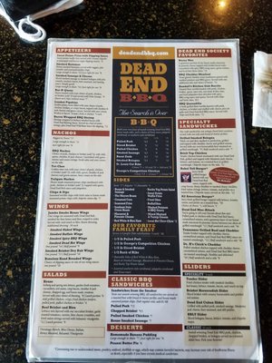 Menu photo 7 Dead End BBQ Knoxville, TN