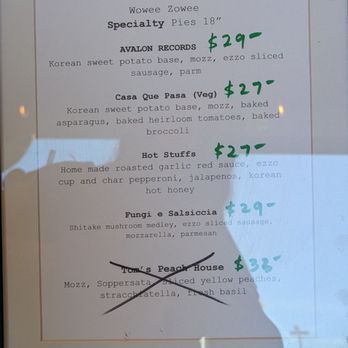 Wowee Zowee - Menu - Pizza Near Me - Tustin, California