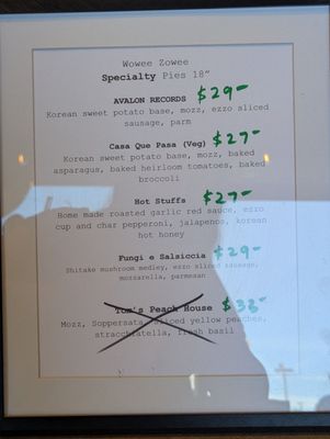 Menu photo 8 Wowee Zowee Tustin, CA Menu photo 8 Wowee Zowee Tustin, CA