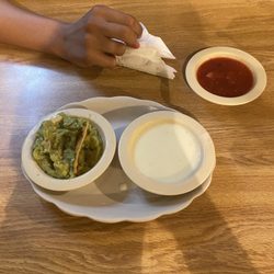 San Juan Mexican Restaurant - Guac, queso, salsa