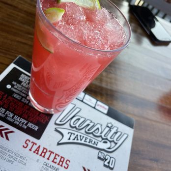 Varsity Tavern - Strawberry Margarita - Dance Clubs Near Me - Tempe, Arizona Varsity Tavern - Strawberry Margarita - Dance Clubs Near Me - Tempe, Arizona