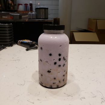 Montclair Place - Boba world. This is a Taro and coconut smoothie very very good! - Shopping Centers Near Me - Montclair, California