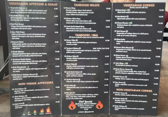 Menu photo 1 Tandoori Flame Roseville, CA Menu photo 1 Tandoori Flame Roseville, CA