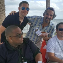 Burger and Beer Throwdown Festival - Hanging W Celebrity Judges Orlando and Brett
