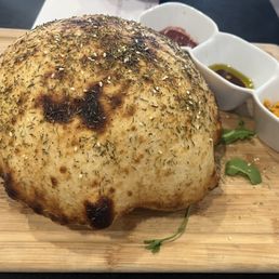 Puff bread with dip Puff bread with dip