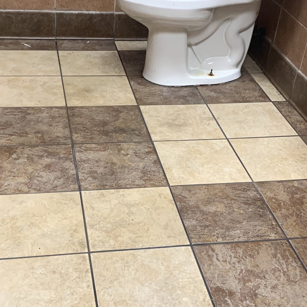 Wendy's - a tiled bathroom with a toilet and urinal - Burgers Near Me - Whitehall, Ohio Wendy's - a tiled bathroom with a toilet and urinal - Burgers Near Me - Whitehall, Ohio