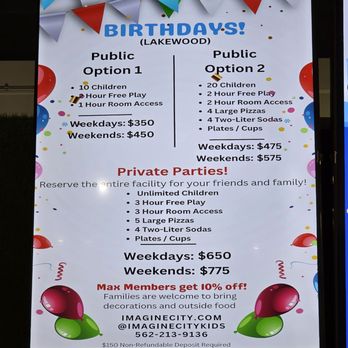 Imagine City - Prices as of 6-7-26 - Indoor Playcenter Near Me - Lakewood, California Imagine City - Prices as of 6-7-26 - Indoor Playcenter Near Me - Lakewood, California