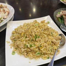 Salted fish with chicken fried rice