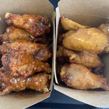 Shlap Muan Chicken Wings - Spicy garlic and habanera wings - Chicken Wings Near Me - Long Beach, California Shlap Muan Chicken Wings - Spicy garlic and habanera wings - Chicken Wings Near Me - Long Beach, California
