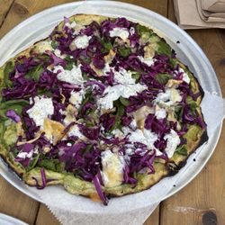 Rail Trail Cafe - Red and green pizza - my fav of the bunch!