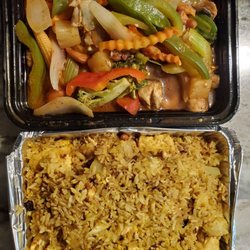Thai Ocha Cafe - The only meal received had shrimp in the veggies.  My meal was not even received!