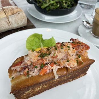 RH Rooftop Restaurant at RH Dallas - LOBSTER ROLL - Drawn Butter, Mayonnaise, Old Bay $30 - American Near Me - Dallas, Texas RH Rooftop Restaurant at RH Dallas - LOBSTER ROLL - Drawn Butter, Mayonnaise, Old Bay $30 - American Near Me - Dallas, Texas