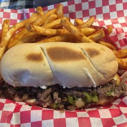 Ponzi’s Pizza & More - Philly Cheesteak and fries