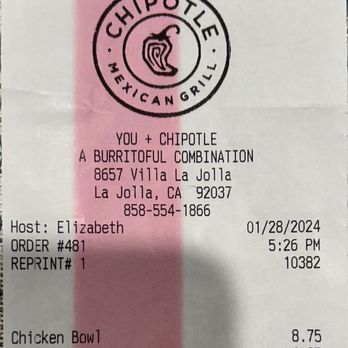 Chipotle Mexican Grill - Such a waste. No one picks up calls anyone. - Mexican Near Me - La Jolla, California Chipotle Mexican Grill - Such a waste. No one picks up calls anyone. - Mexican Near Me - La Jolla, California