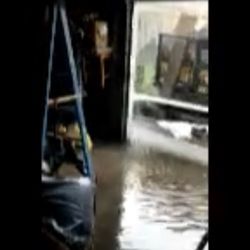 Jag Paving - garage flooded due to rainwater