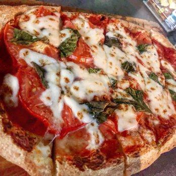 Tony J's Bar and Grille - Margherita flatbread.. Bland AF. Garlic, please.. - Beer Bar Near Me - Saint Clair Shores, Michigan