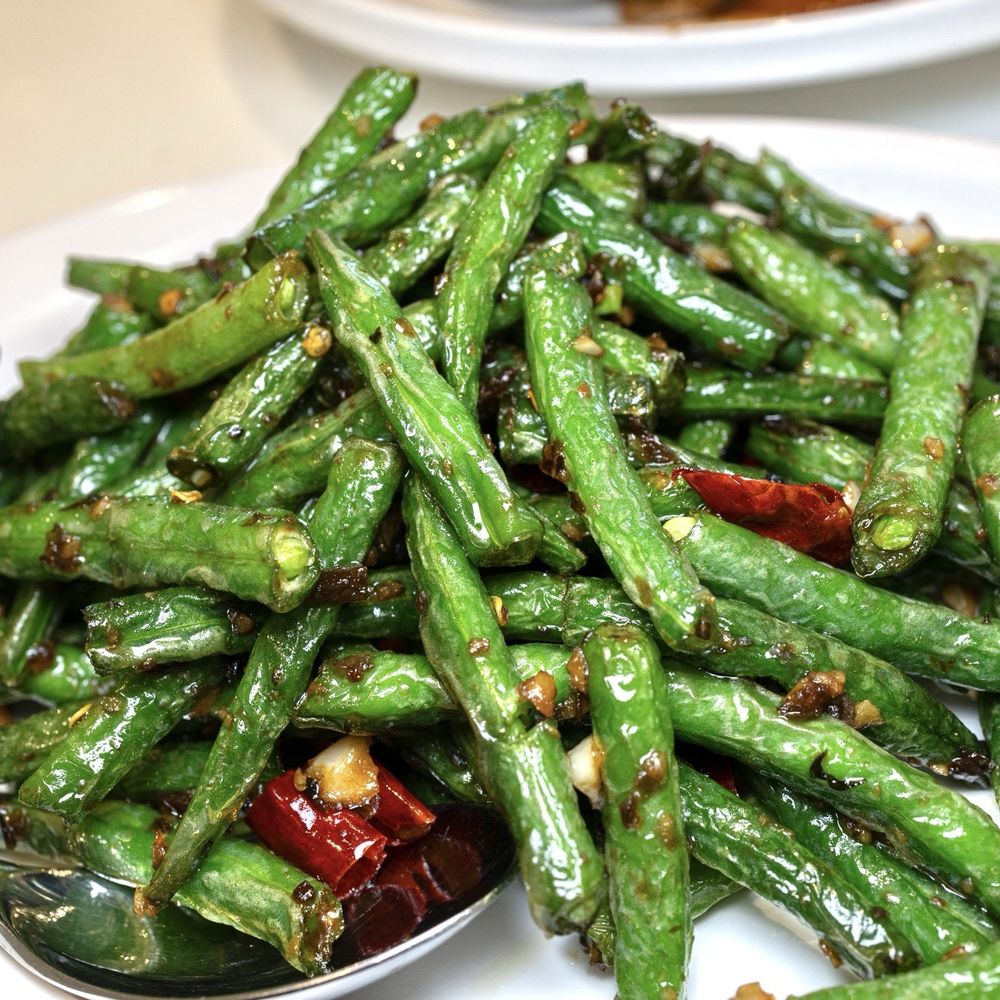 Super Dumpling - Sauteed String Bean With Garlic. - Noodles Near Me - Orange, California