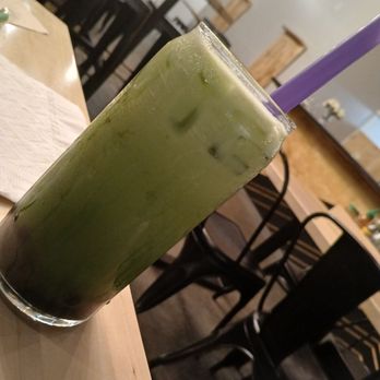 Sabaidee Cafe - Green Chai w with tapioca pearls - Thai Near Me - Murfreesboro, Tennessee