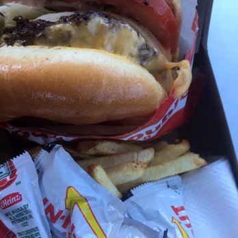 In-N-Out Burger - Look at this perfection of a burger.  Not the only types of buns I like you feel me;) - Burgers Near Me - Arcadia, California