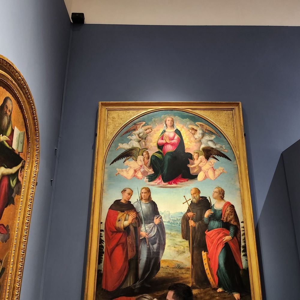 Galleria dell'Accademia - Painting in the gallery entrance room - Museums Near Me - Florence, FI