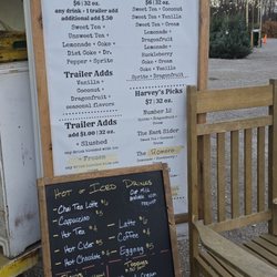 The Tea Trailer - More menu!