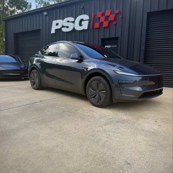 PSG Wrap & Tint - My 2026 Tesla Premium Model Y with the windows tinted! - Car Window Tinting Near Me - Jacksonville, Florida PSG Wrap & Tint - My 2026 Tesla Premium Model Y with the windows tinted! - Car Window Tinting Near Me - Jacksonville, Florida