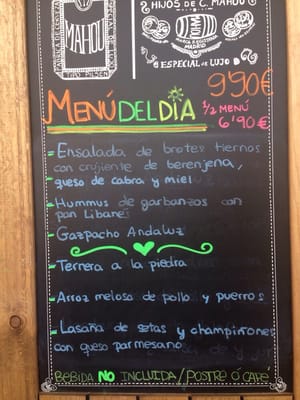 Menu photo 1 Camiri Valencia, V Menu photo 1 Camiri Valencia, V
