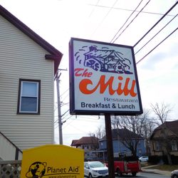 The Mill Restaurant - Cool sign.