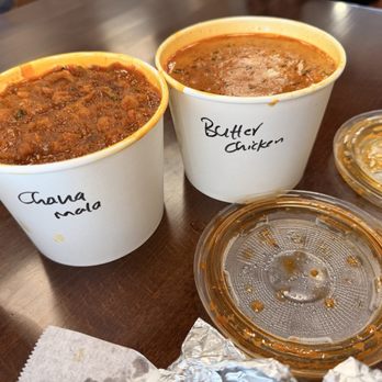 Desi Chowrastha - Chana Masala(Medium Spice) + Butter Chicken (Extra Spicy) - Indian Near Me - Chandler, Arizona