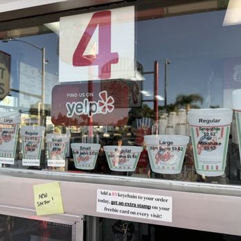 Joes Italian Ice - Different sizes - Ice Cream & Frozen Yogurt Near Me - Anaheim, California Joes Italian Ice - Different sizes - Ice Cream & Frozen Yogurt Near Me - Anaheim, California
