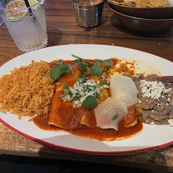 Suerte Cantina - Enchilada plate - Bars Near Me - El Cajon, California Suerte Cantina - Enchilada plate - Bars Near Me - El Cajon, California
