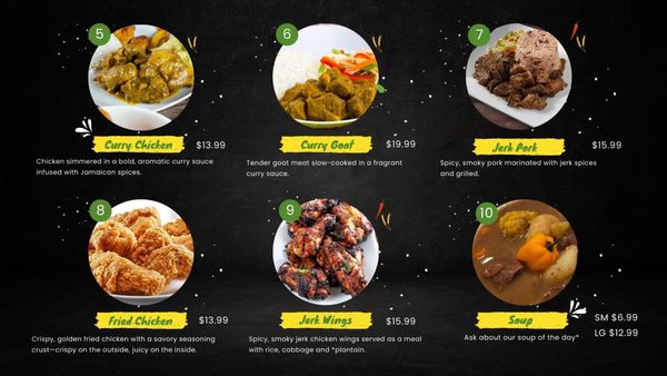 Menu photo 5 Reggae's Jamaican Grill Springhill, FL Menu photo 5 Reggae's Jamaican Grill Springhill, FL