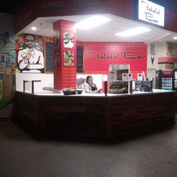 Falafel Bar - The Falafel Bar counter