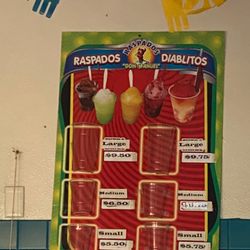 Raspados Don Manuel - Increased Prices once again!!