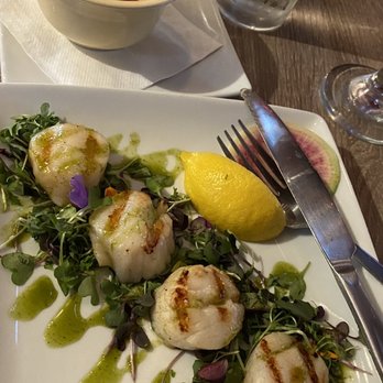 The Elk House Eatery - Scallops and Israeli couscous - Seafood Near Me - St. Augustine, Florida