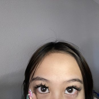 Cherry Lash - before: first salon i went to ): didn't give me a full look - Eyelash Service Near Me - Las Vegas, Nevada